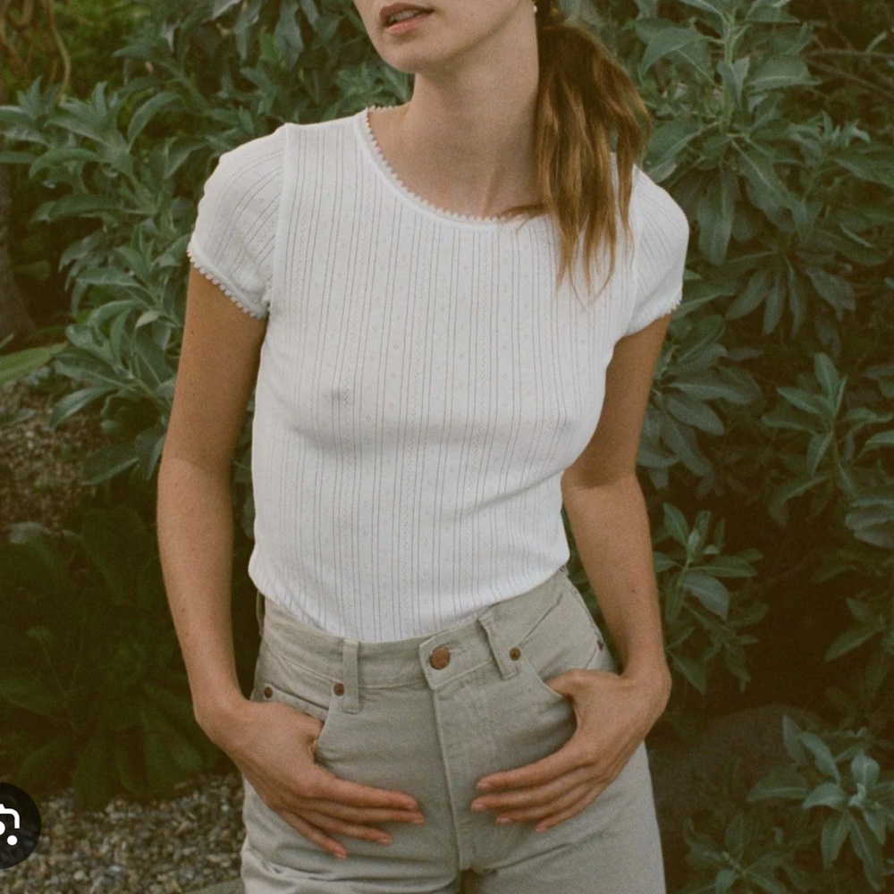 NWT Doen ViVi Tee in Salt size XS